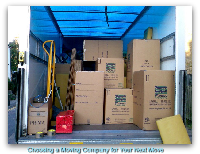 Choosing a Moving Company for Your Next Move